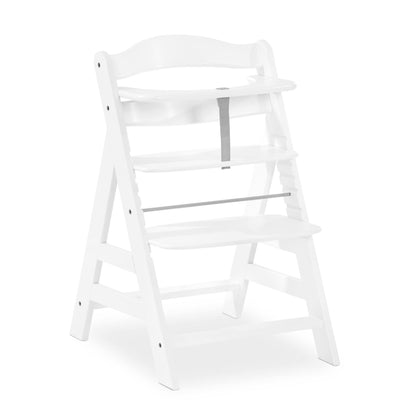 The Tribalist - Hauck Hauck: Alpha+ Grow Along Adjustable Wooden High Chair Seat with 5 Point Harness and Bumper Bar