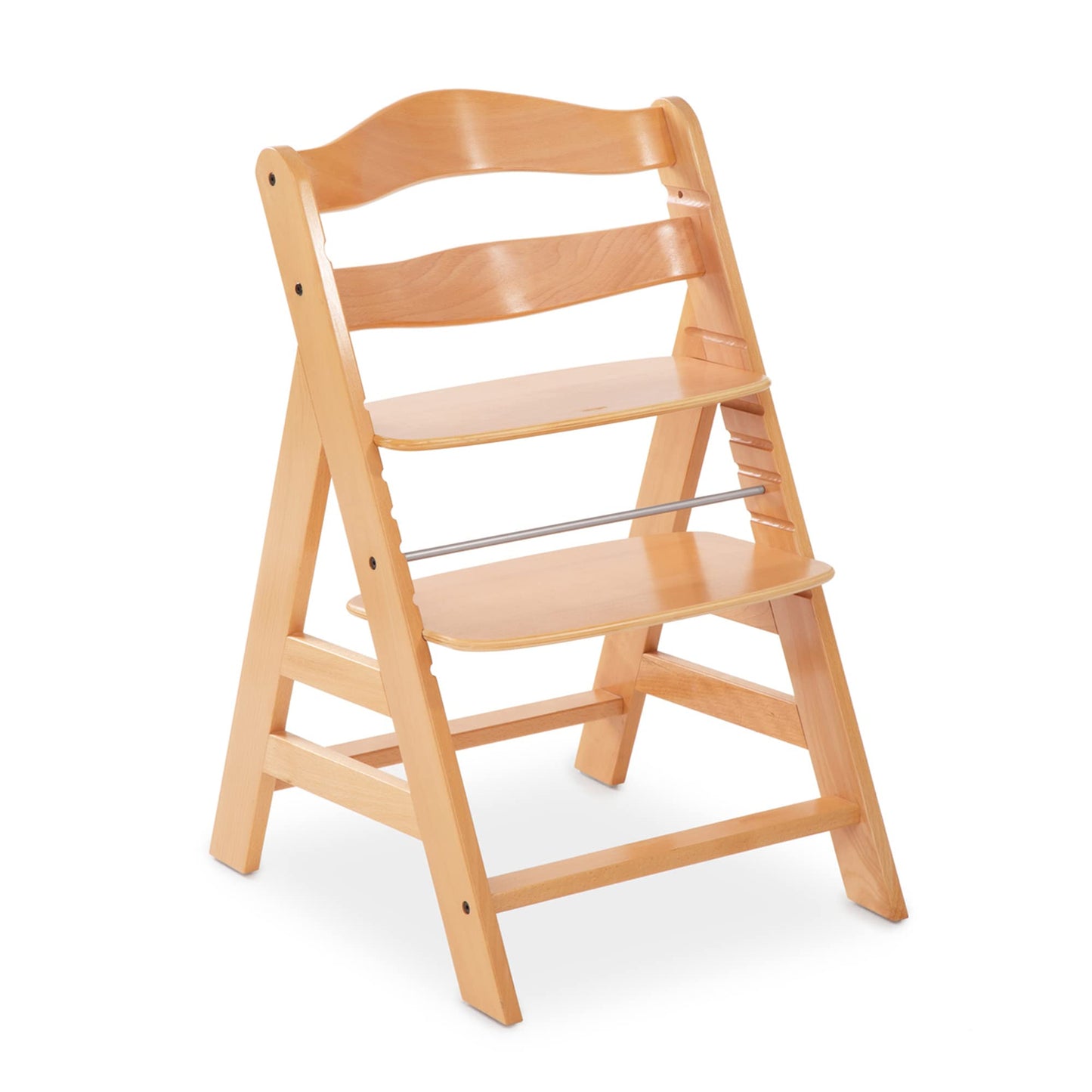 The Tribalist - Hauck Hauck: Alpha+ Grow Along Adjustable Wooden High Chair Seat with 5 Point Harness and Bumper Bar