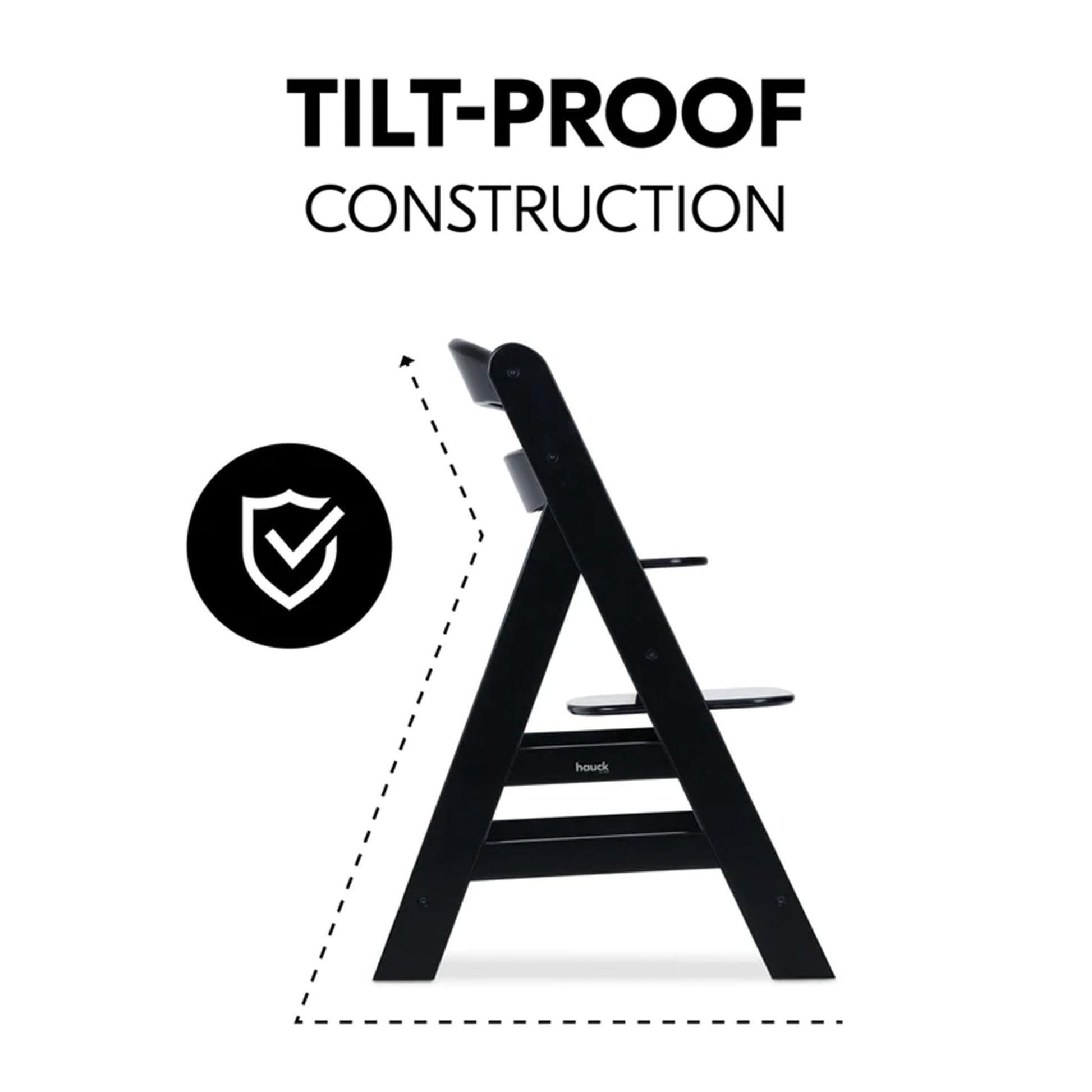 The Tribalist - Hauck Hauck: Alpha+ Grow Along Adjustable Wooden High Chair Seat with 5 Point Harness and Bumper Bar