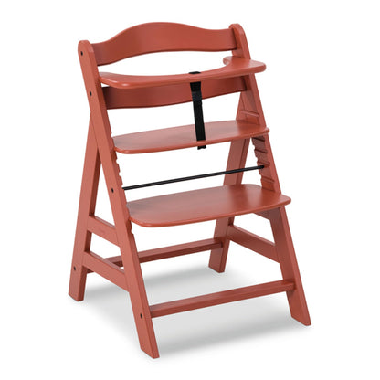 The Tribalist - Hauck Hauck: Alpha+ Grow Along Adjustable Wooden High Chair Seat with 5 Point Harness and Bumper Bar