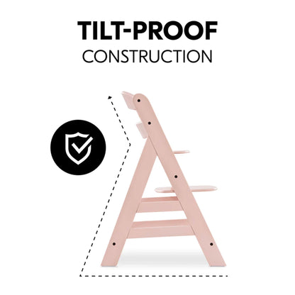 The Tribalist - Hauck Hauck: Alpha+ Grow Along Adjustable Wooden High Chair Seat with 5 Point Harness and Bumper Bar