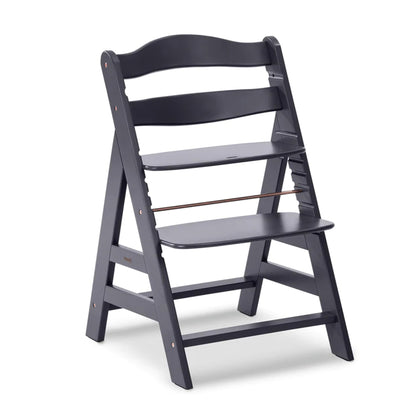 The Tribalist - Hauck Hauck: Alpha+ Grow Along Adjustable Wooden High Chair Seat with 5 Point Harness and Bumper Bar