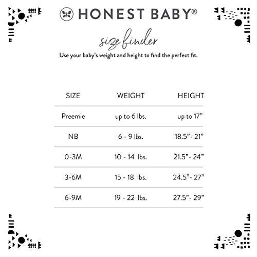 The Tribalist - HonestBaby: Sleep & Play Organic Cotton Jumpsuit with a Footed Pajamas