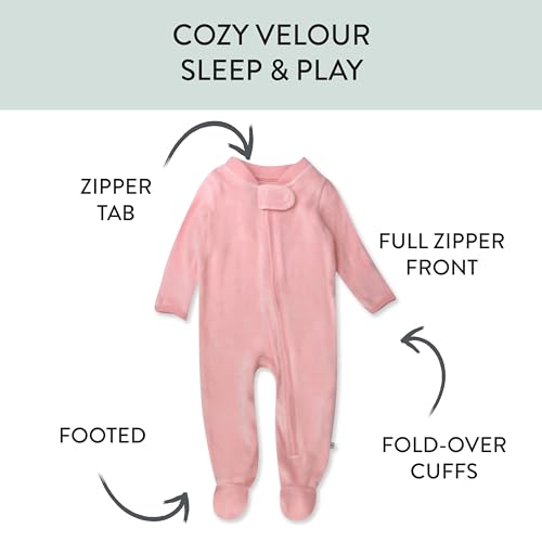 The Tribalist - HonestBaby: Sleep & Play Organic Cotton Jumpsuit with a Footed Pajamas