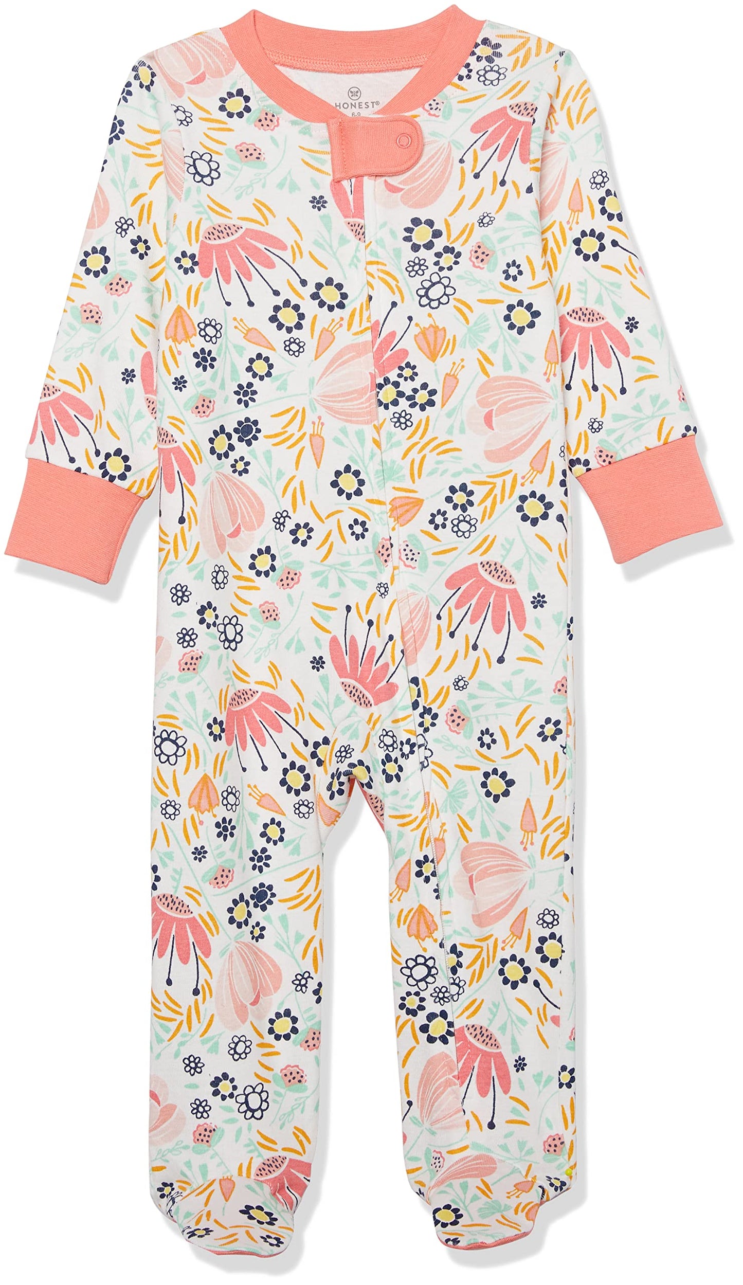 The Tribalist - HonestBaby: Sleep & Play Organic Cotton Jumpsuit with a Footed Pajamas