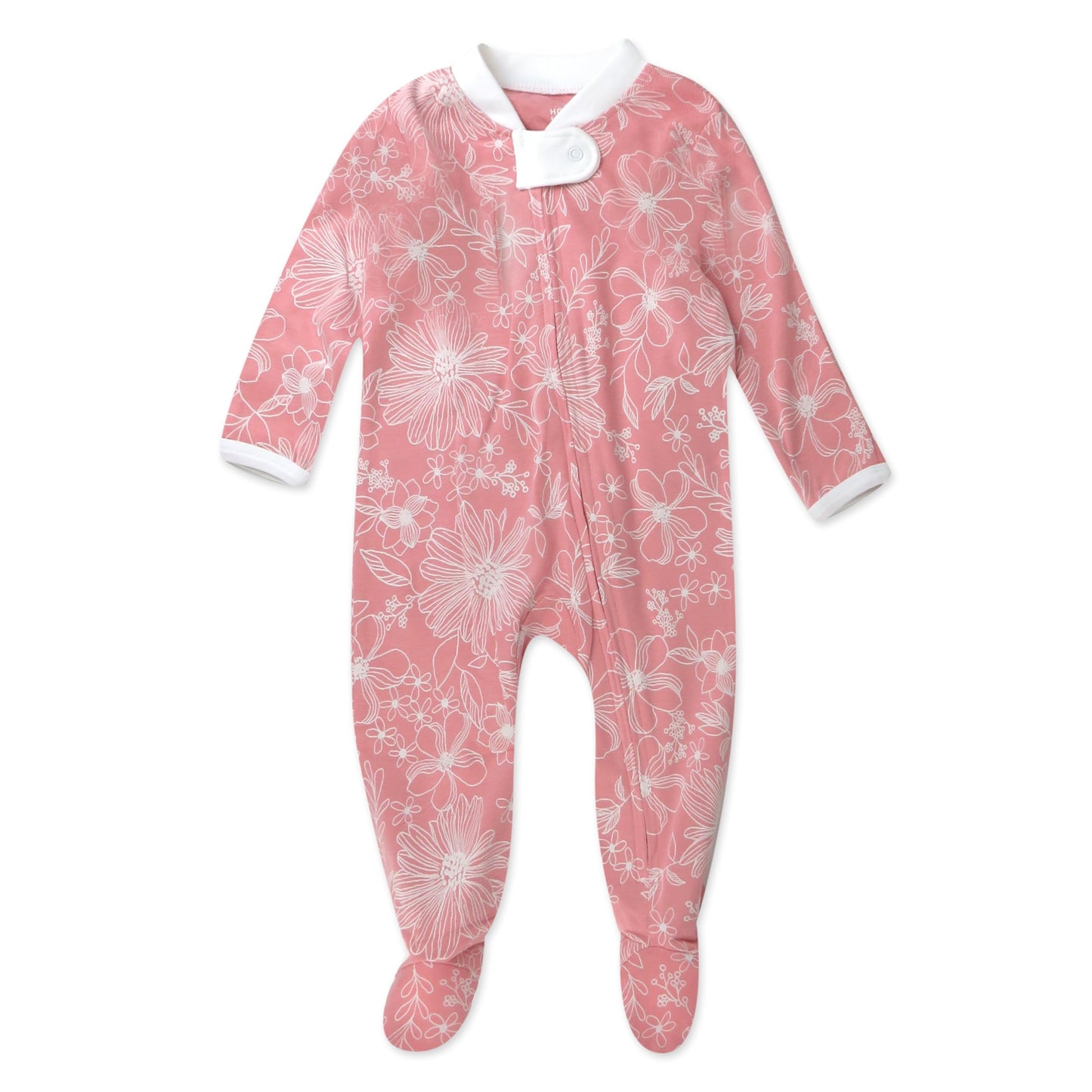 The Tribalist - HonestBaby: Sleep & Play Organic Cotton Jumpsuit with a Footed Pajamas