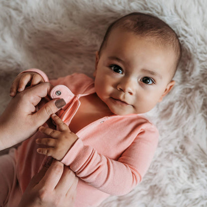 The Tribalist - HonestBaby: Sleep & Play Organic Cotton Jumpsuit with a Footed Pajamas