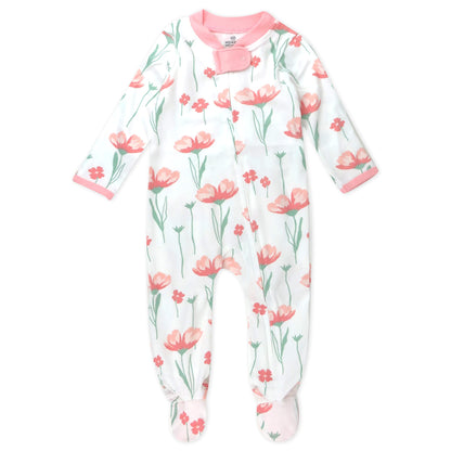 The Tribalist - HonestBaby: Sleep & Play Organic Cotton Jumpsuit with a Footed Pajamas