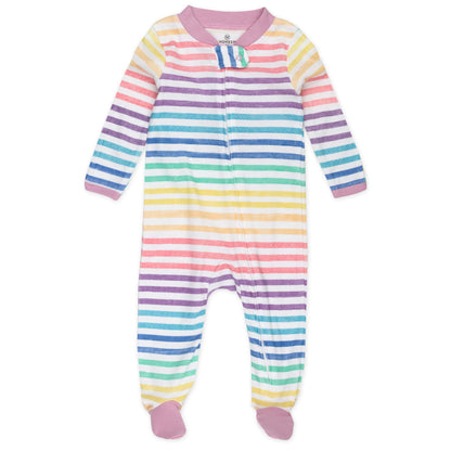 The Tribalist - HonestBaby: Sleep & Play Organic Cotton Jumpsuit with a Footed Pajamas