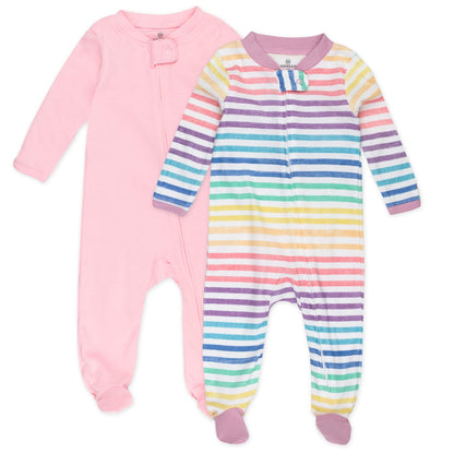 The Tribalist - HonestBaby: Sleep & Play Organic Cotton Jumpsuit with a Footed Pajamas