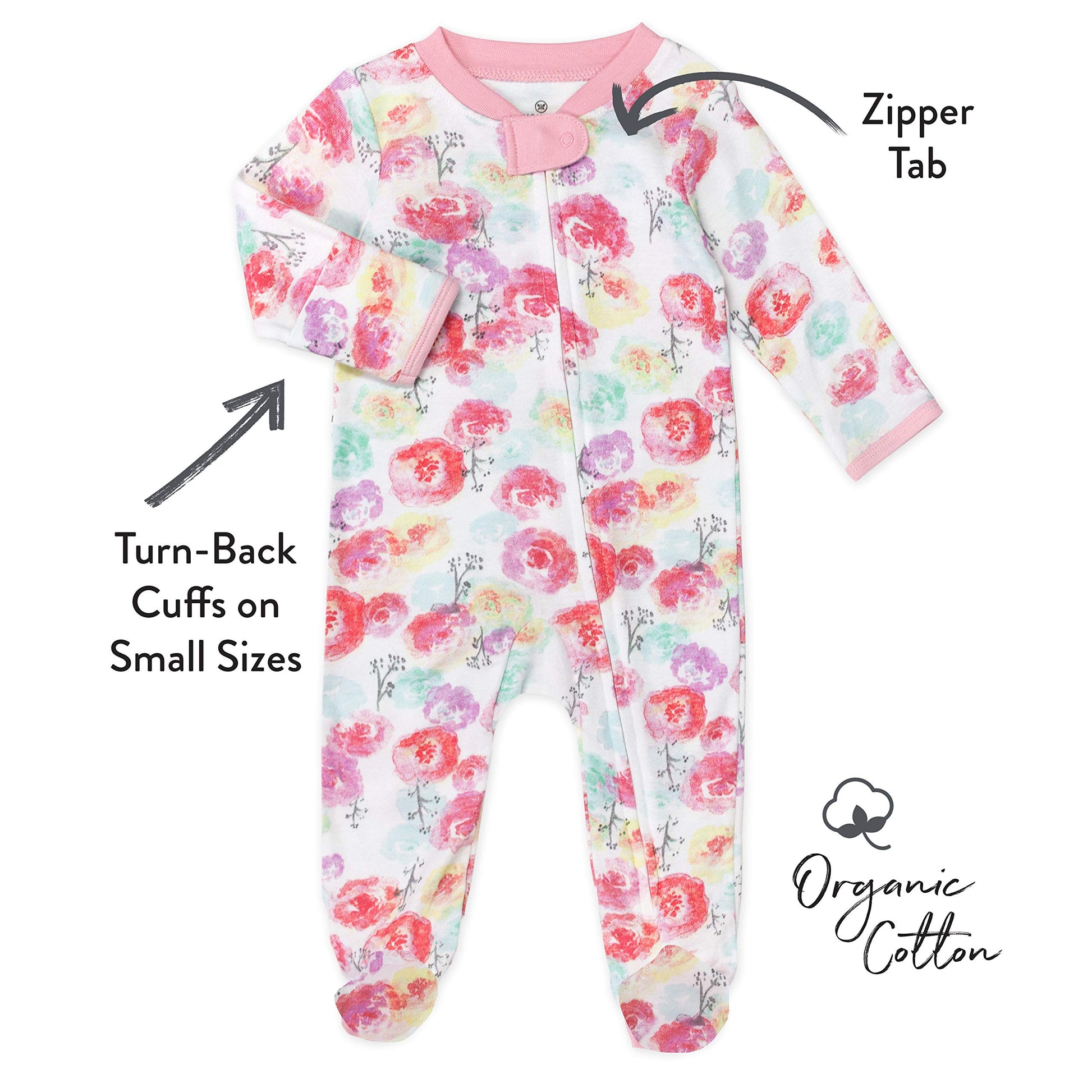 The Tribalist - HonestBaby: Sleep & Play Organic Cotton Jumpsuit with a Footed Pajamas