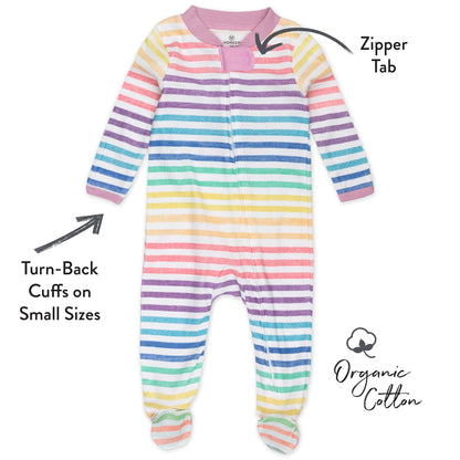 The Tribalist - HonestBaby: Sleep & Play Organic Cotton Jumpsuit with a Footed Pajamas