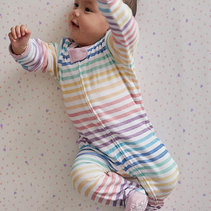 The Tribalist - HonestBaby: Sleep & Play Organic Cotton Jumpsuit with a Footed Pajamas