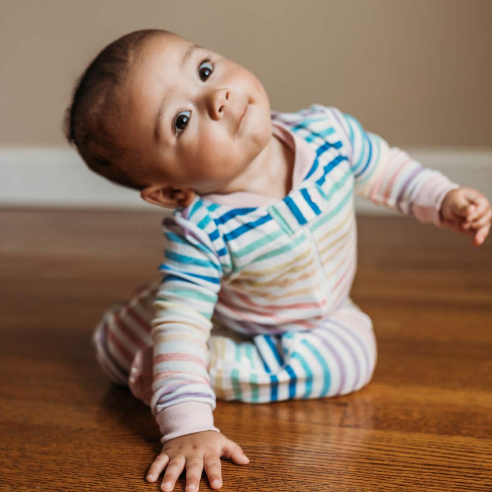 The Tribalist - HonestBaby: Sleep & Play Organic Cotton Jumpsuit with a Footed Pajamas