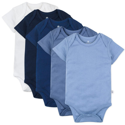 The Tribalist - HonestBaby: Organic Cotton Short-Sleeve Baby Bodysuits