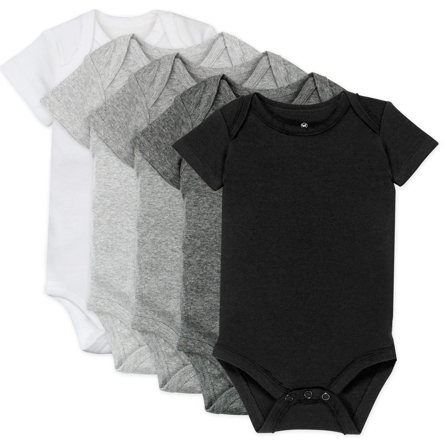 The Tribalist - HonestBaby: Organic Cotton Short-Sleeve Baby Bodysuits