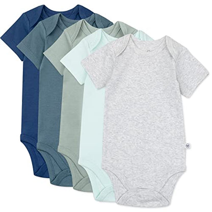 The Tribalist - HonestBaby: Organic Cotton Short-Sleeve Baby Bodysuits