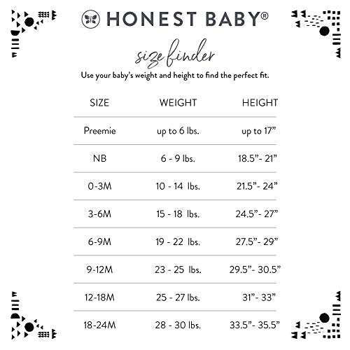 The Tribalist - HonestBaby: Organic Cotton Short-Sleeve Baby Bodysuits