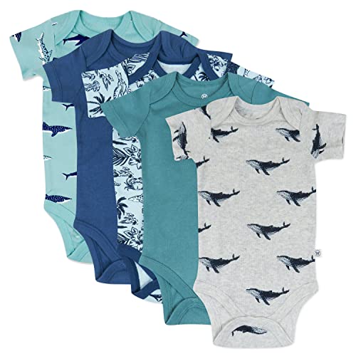 The Tribalist - HonestBaby: Organic Cotton Short-Sleeve Baby Bodysuits