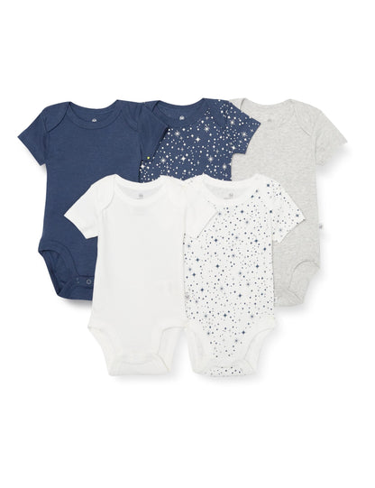 The Tribalist - HonestBaby: Organic Cotton Short-Sleeve Baby Bodysuits