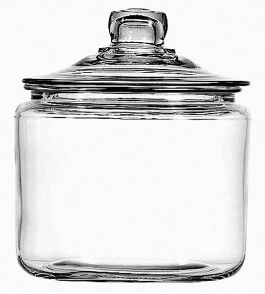 The Tribalist - Anchor Hocking: Heritage Hill Glass Jar With Lid