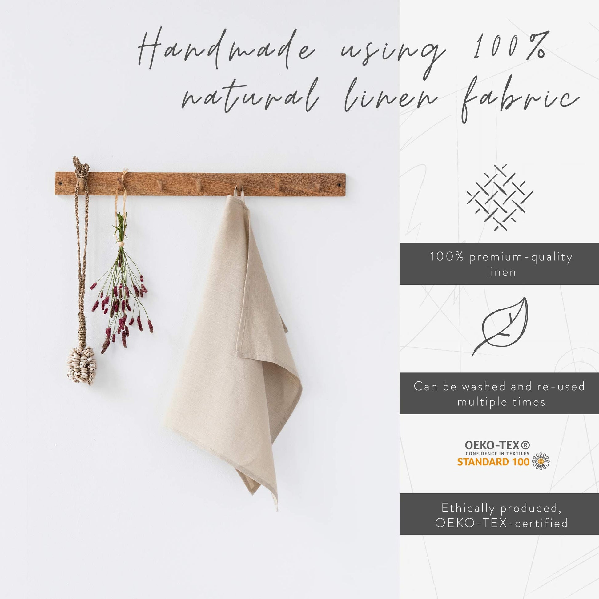 Eco-Friendly Linen Tea Towels