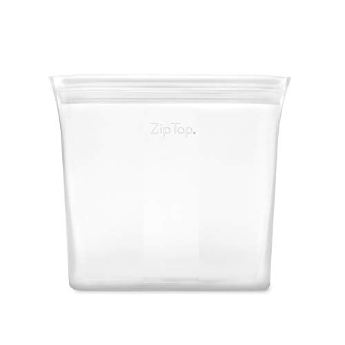 Zip Top: 100% Pure Non-Toxic Platinum Silicone Reusable Food Storage Bags - The Tribalist