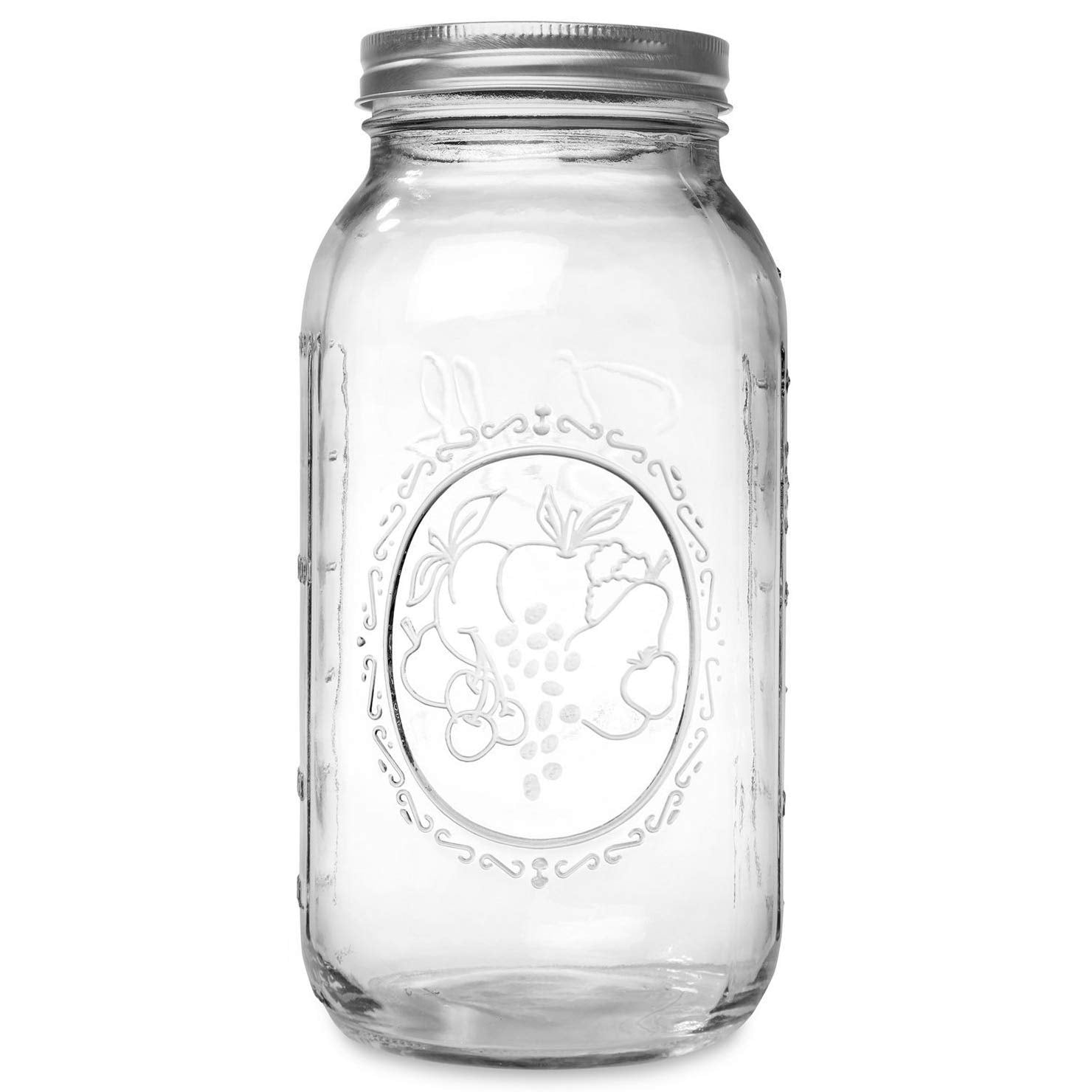 Ball: Wide Mouth Pint Glass Mason Jar with Lids and Bands - The Tribalist