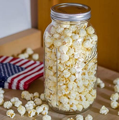 Ball: Wide Mouth Pint Glass Mason Jar with Lids and Bands - The Tribalist