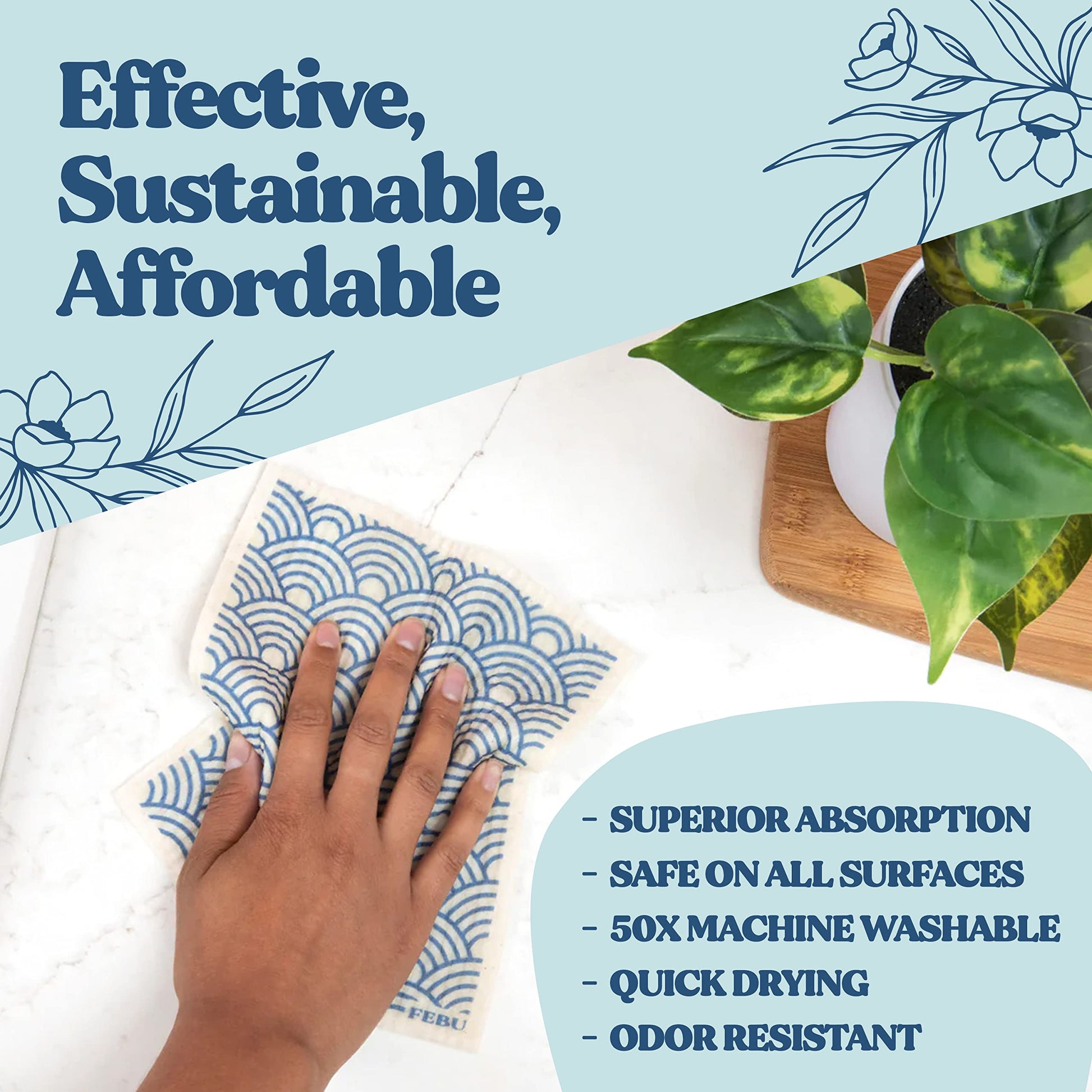 Eco-Friendly Swedish Dishcloths