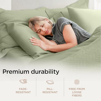 The Tribalist - Threadmill: 100% Premium Supima Cotton Sheets Set with Elasticized Deep Pocket