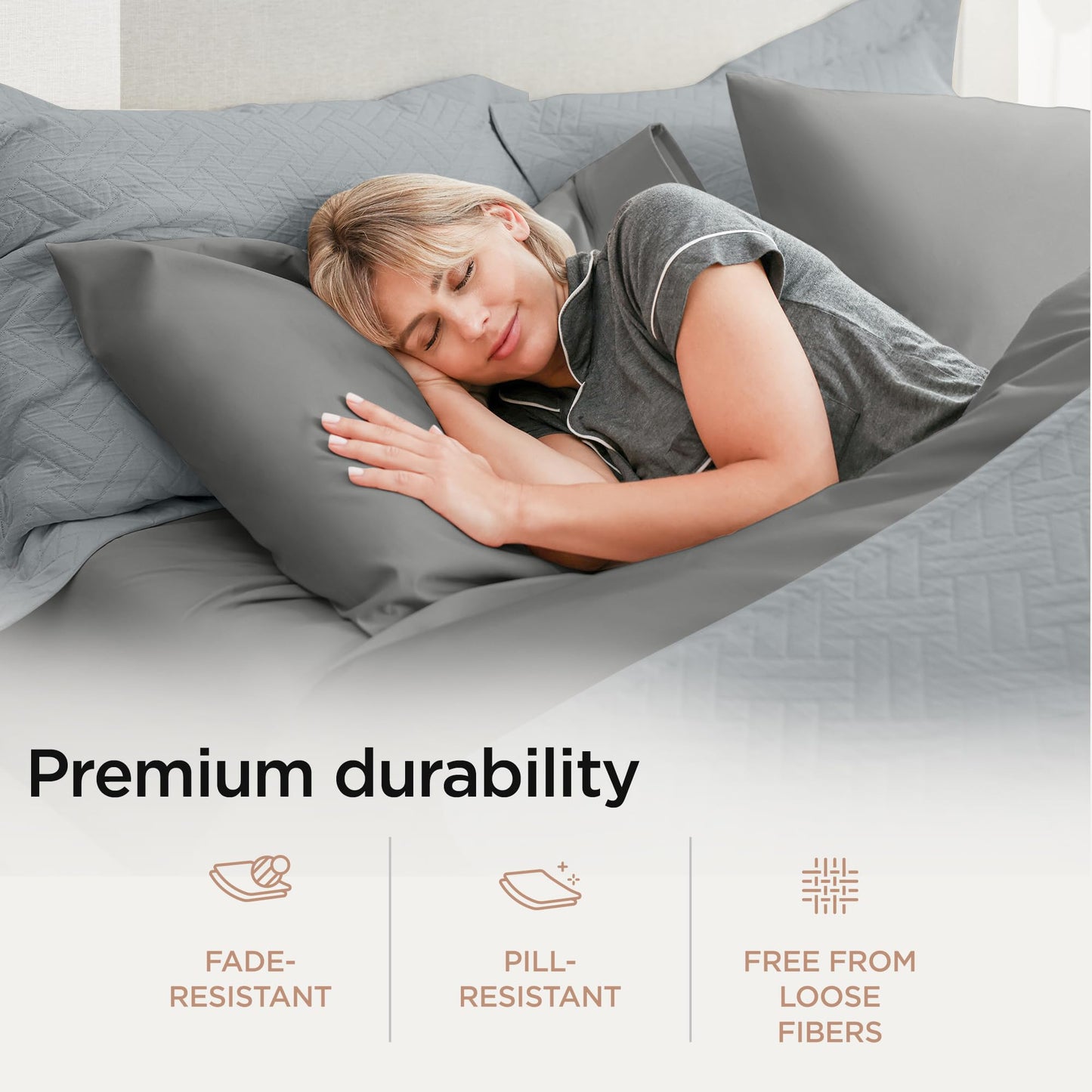 The Tribalist - Threadmill: 100% Premium Supima Cotton Sheets Set with Elasticized Deep Pocket