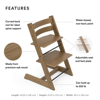 Stokke: Tripp Trapp Adjustable Chair and Newborn Set (Up to 20 lbs) - The Tribalist