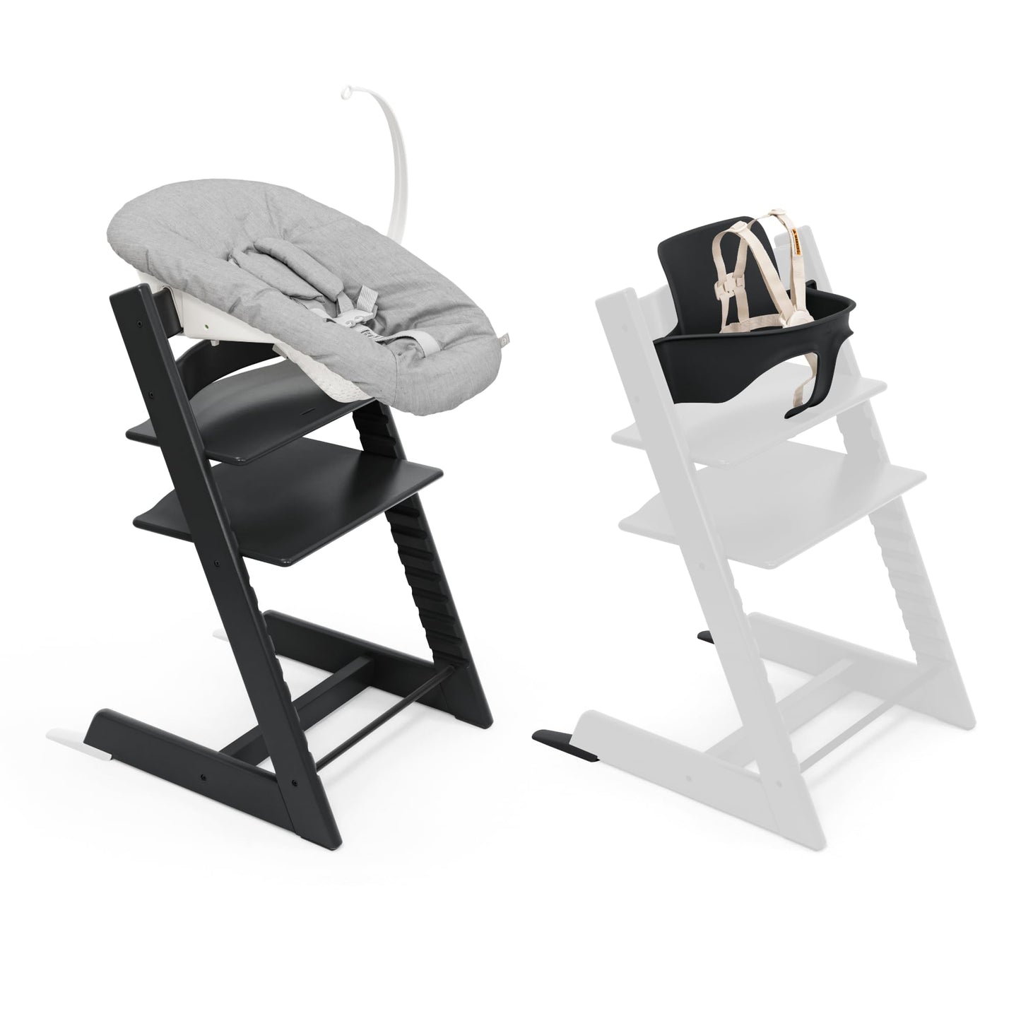 Stokke: Tripp Trapp Adjustable Chair and Newborn Set (Up to 20 lbs) - The Tribalist