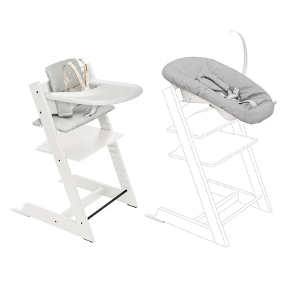 Stokke: Tripp Trapp Adjustable Chair and Newborn Set (Up to 20 lbs) - The Tribalist