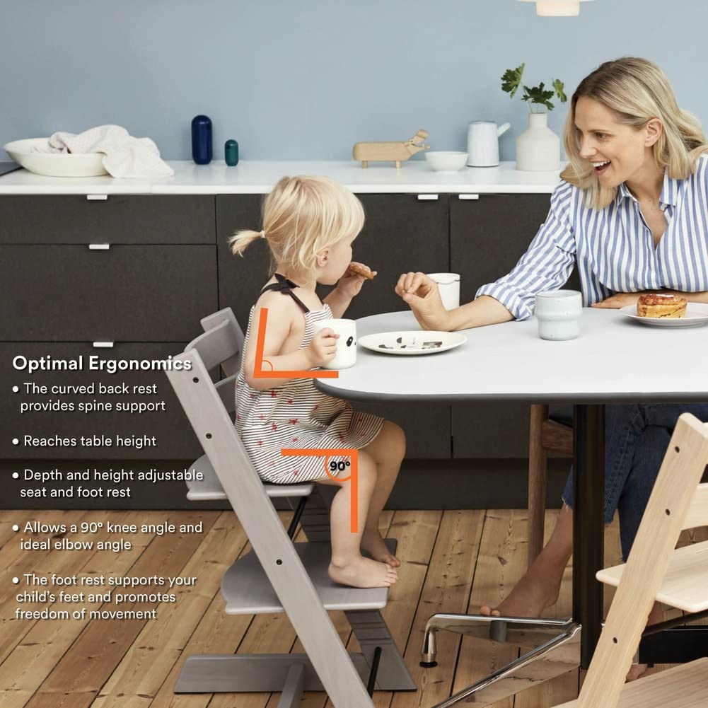 Stokke: Tripp Trapp Adjustable Chair and Newborn Set (Up to 20 lbs) - The Tribalist