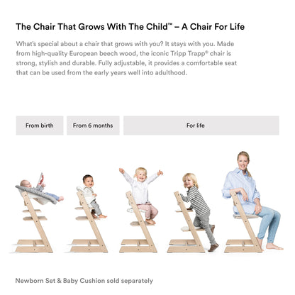 Stokke: Tripp Trapp Adjustable Chair and Newborn Set (Up to 20 lbs) - The Tribalist