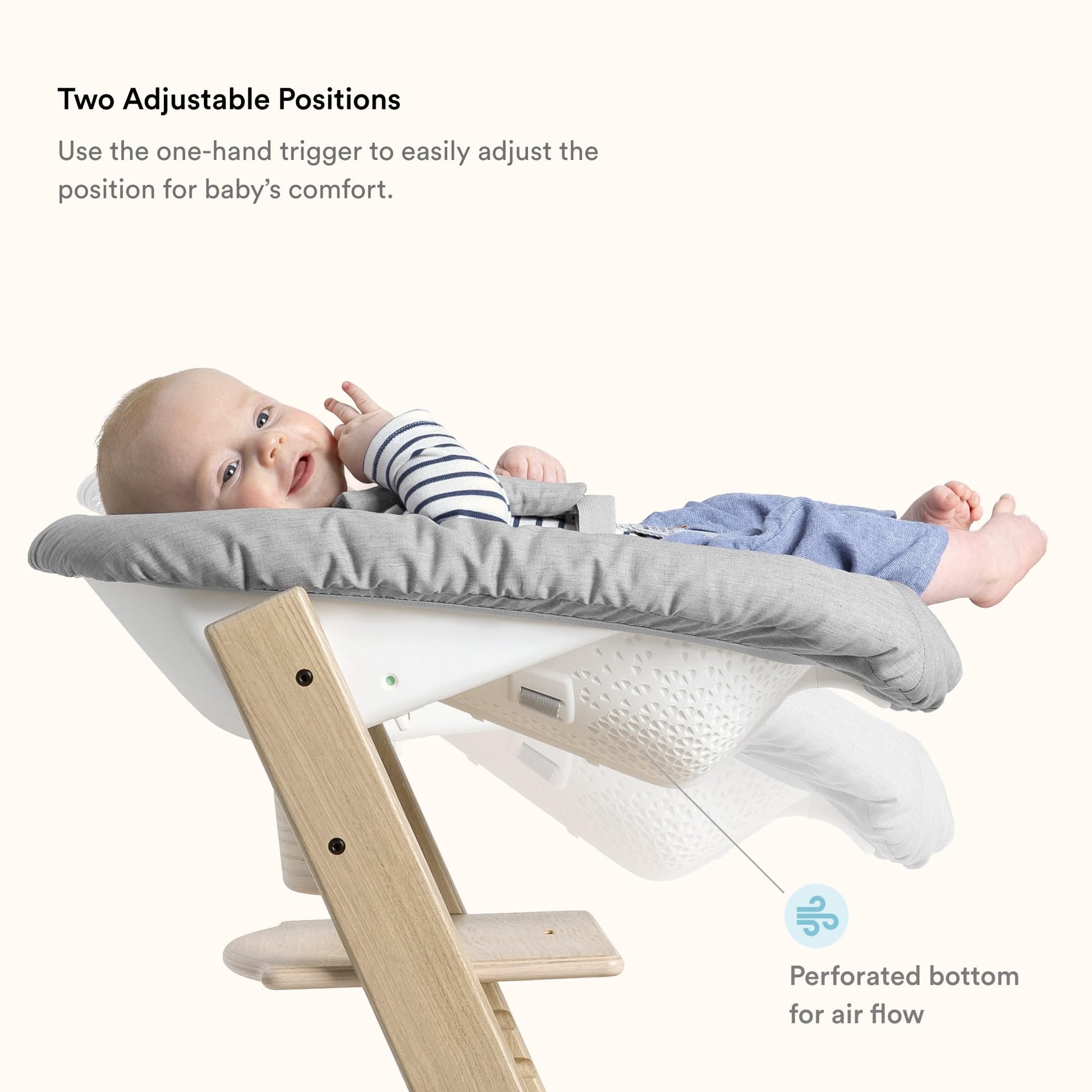 Stokke: Tripp Trapp Adjustable Chair and Newborn Set (Up to 20 lbs) - The Tribalist