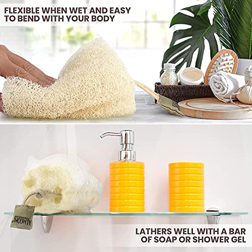 The Tribalist - Aloomi: Exfoliating Body Scrubber Made of Natural Egyptian Loofah Sponge