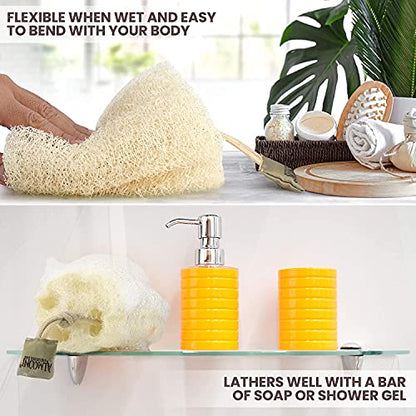 The Tribalist - Aloomi: Exfoliating Body Scrubber Made of Natural Egyptian Loofah Sponge