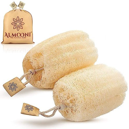 The Tribalist - Aloomi: Exfoliating Body Scrubber Made of Natural Egyptian Loofah Sponge