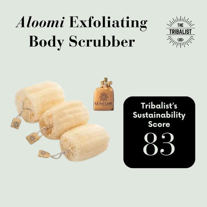 The Tribalist - Aloomi: Exfoliating Body Scrubber Made of Natural Egyptian Loofah Sponge