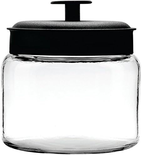 The Tribalist - Anchor Hocking: 64oz Montana Jar with Black Aluminum Lid