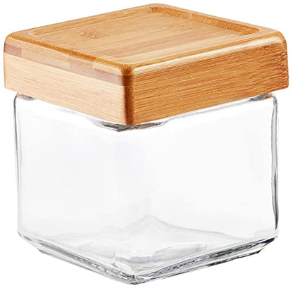 The Tribalist - Anchor Hocking: All-Clear Glass Stackable Jars (2 Quarts)