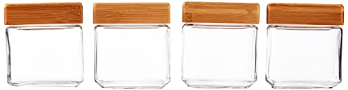 The Tribalist - Anchor Hocking: All-Clear Glass Stackable Jars (2 Quarts)