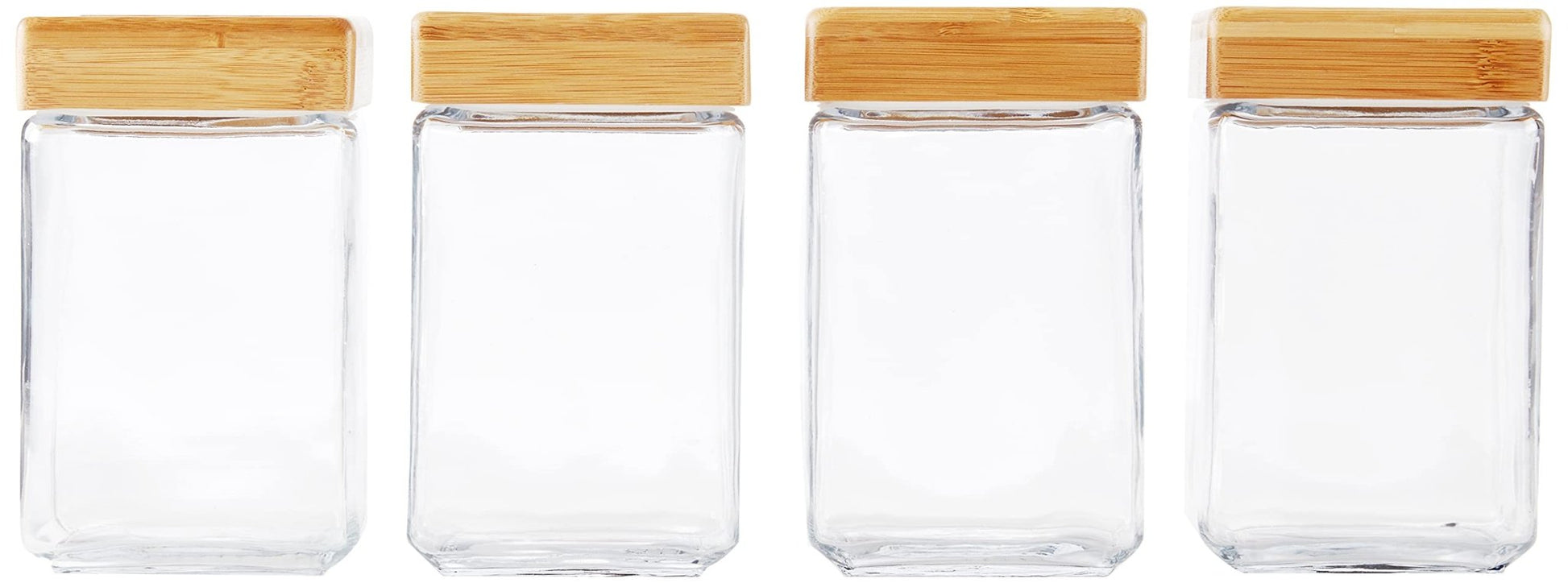 The Tribalist - Anchor Hocking: Clear Glass Stackable Jars