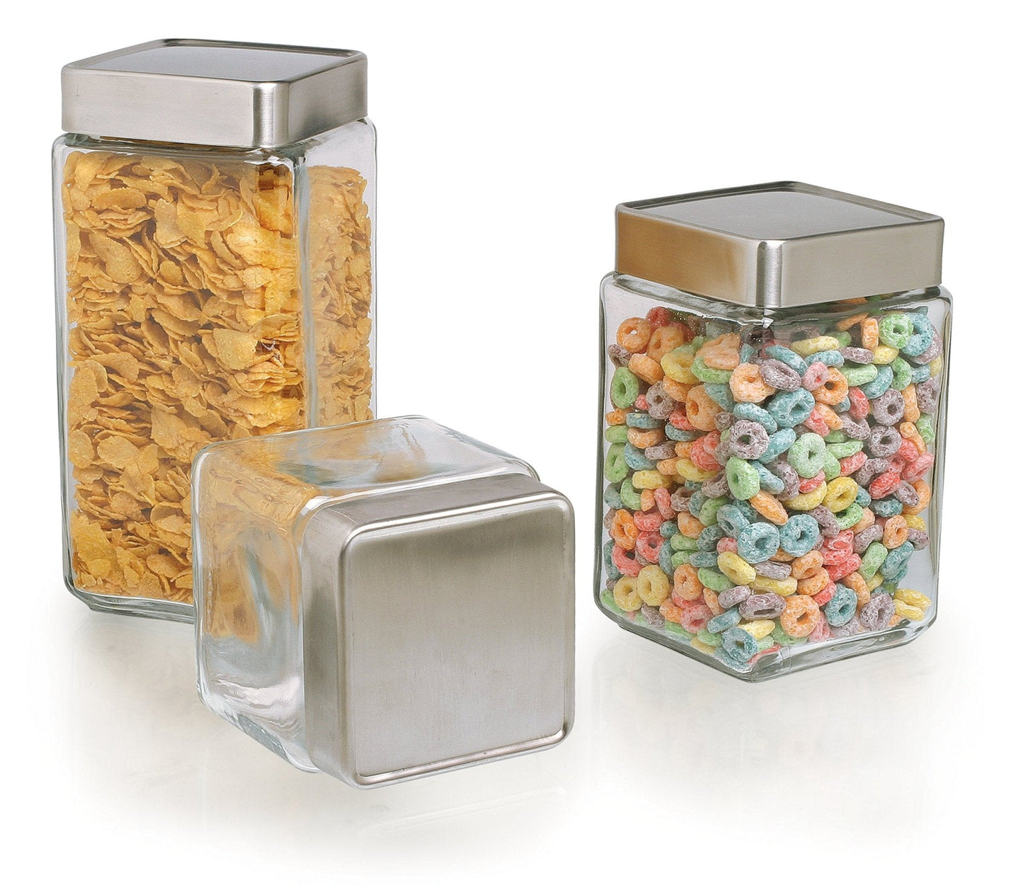 The Tribalist - Anchor Hocking: Clear Glass Stackable Jars