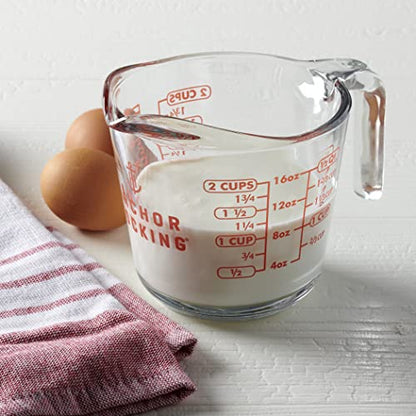 Anchor Hocking: Glass Measuring Cups (5-Oz, 1, 2, and 4-cup) - The Tribalist