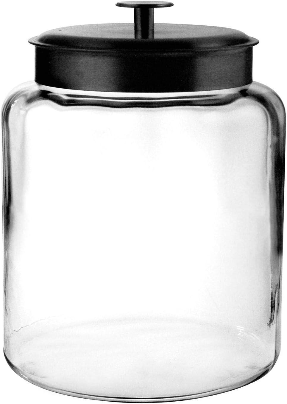 Anchor Hocking: Montana Jar with Black Lid (96 Oz) - The Tribalist