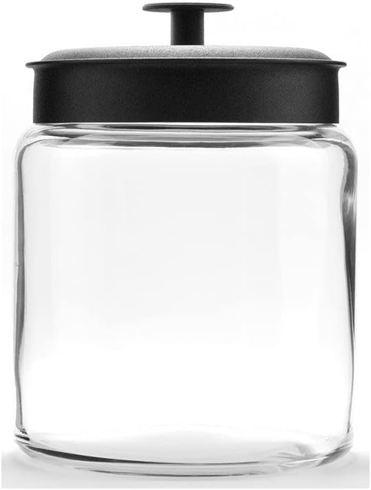 Anchor Hocking: Montana Jar with Black Lid (96 Oz) - The Tribalist